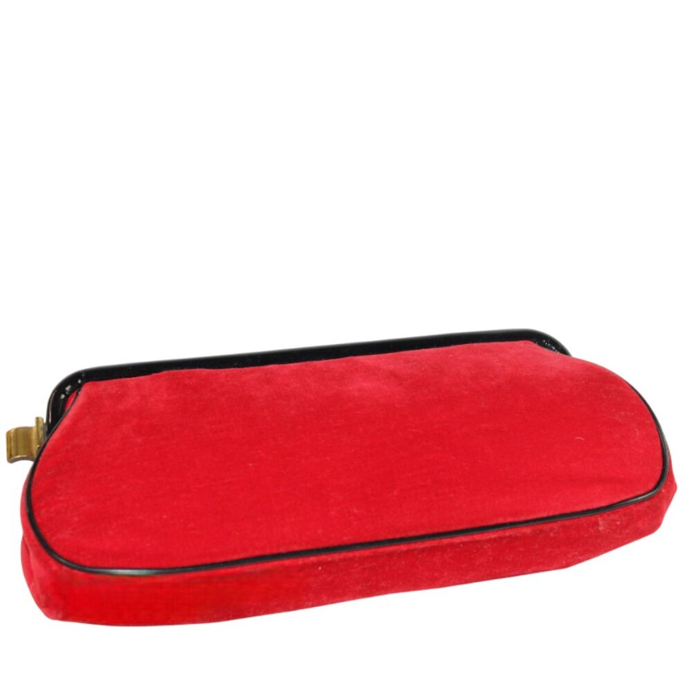 Stylemark by Mutterperl Vintage Ruby Red Velvet P… - image 3